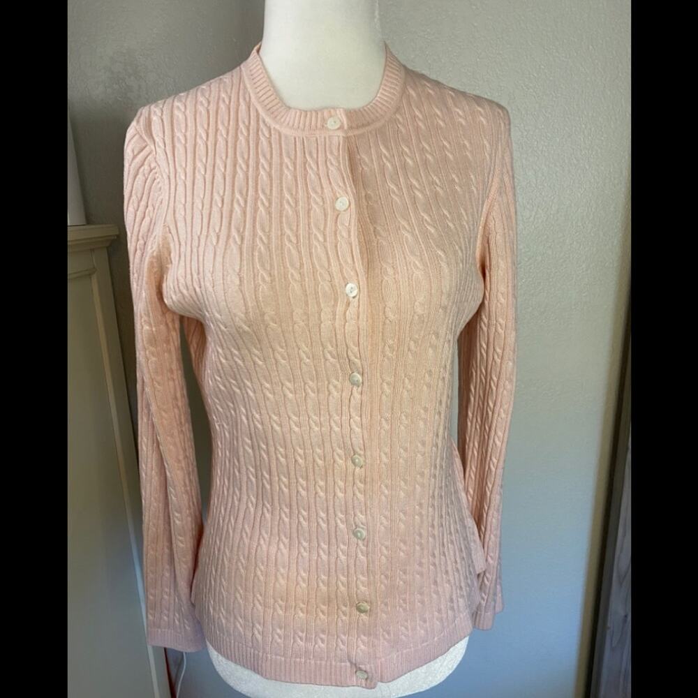 Folio pink cardigan Silk and cashmere